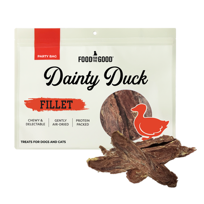 Food For The Good Party Bag Duck Fillet Treats for Cats & Dogs 400g