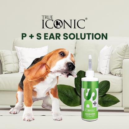 True Iconic P+S Protect Shield Ear Care Gel 1000ml for Dogs and Cats