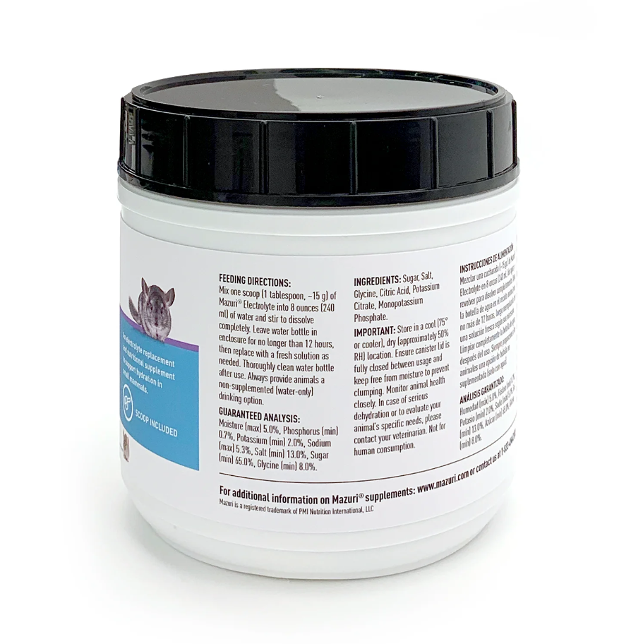 Mazuri Electrolyte Supplement for Small Animals, Birds & Reptiles (Pre-Order only)