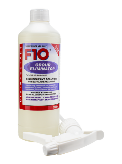 F10 Odour Eliminator Disinfectant Spray 500ml