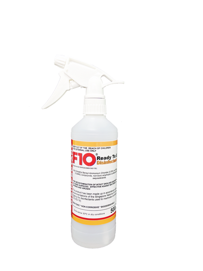 F10 Disinfectant and Sanitiser Ready-To-Use Spray Bottle 500ml