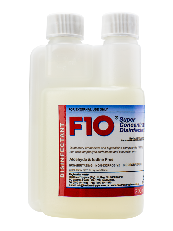 F10 Disinfectant and Sanitiser Ready-To-Use Spray Bottle 500ml