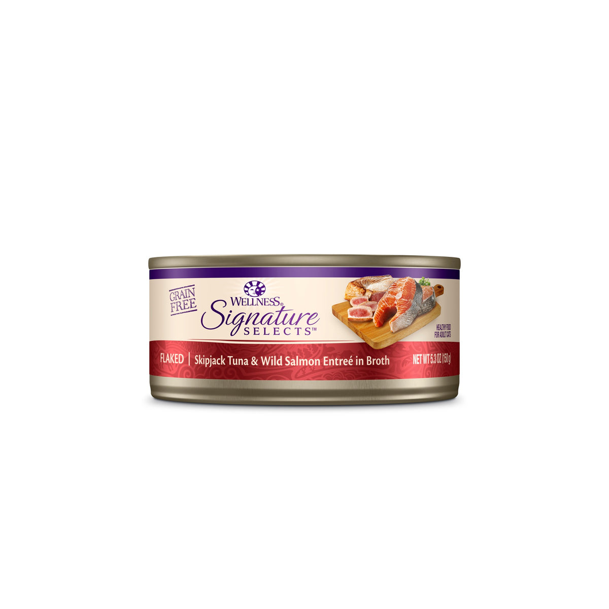 Wellness CORE Signature Selects Flaked Skipjack Tuna & Salmon Grain Free Canned Cat Food
