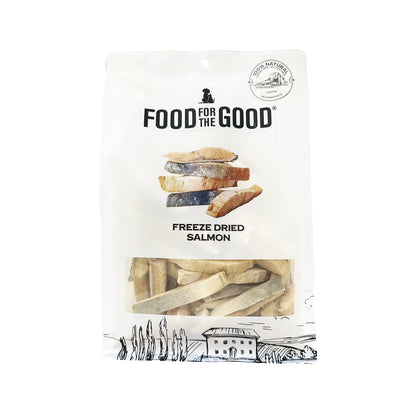 Food For The Good Freeze Dried Salmon with Skin Treats for Cats and Dogs 180g