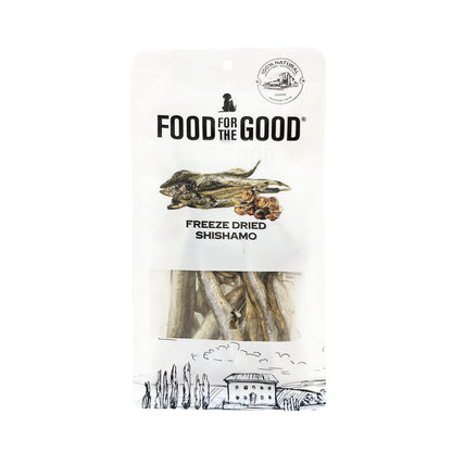 Food For The Good Freeze Dried Shishamo Treats for Cats and Dogs 50g