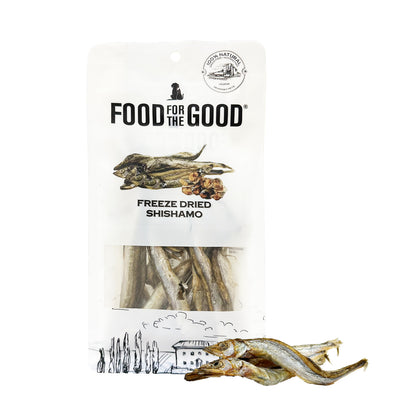 Food For The Good Freeze Dried Shishamo Treats for Cats and Dogs 50g
