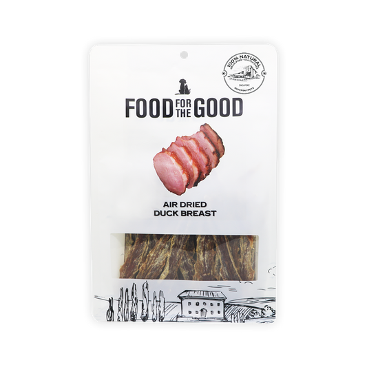 Food For The Good Air Dried Duck Breast Treats for Cats and Dogs 300g