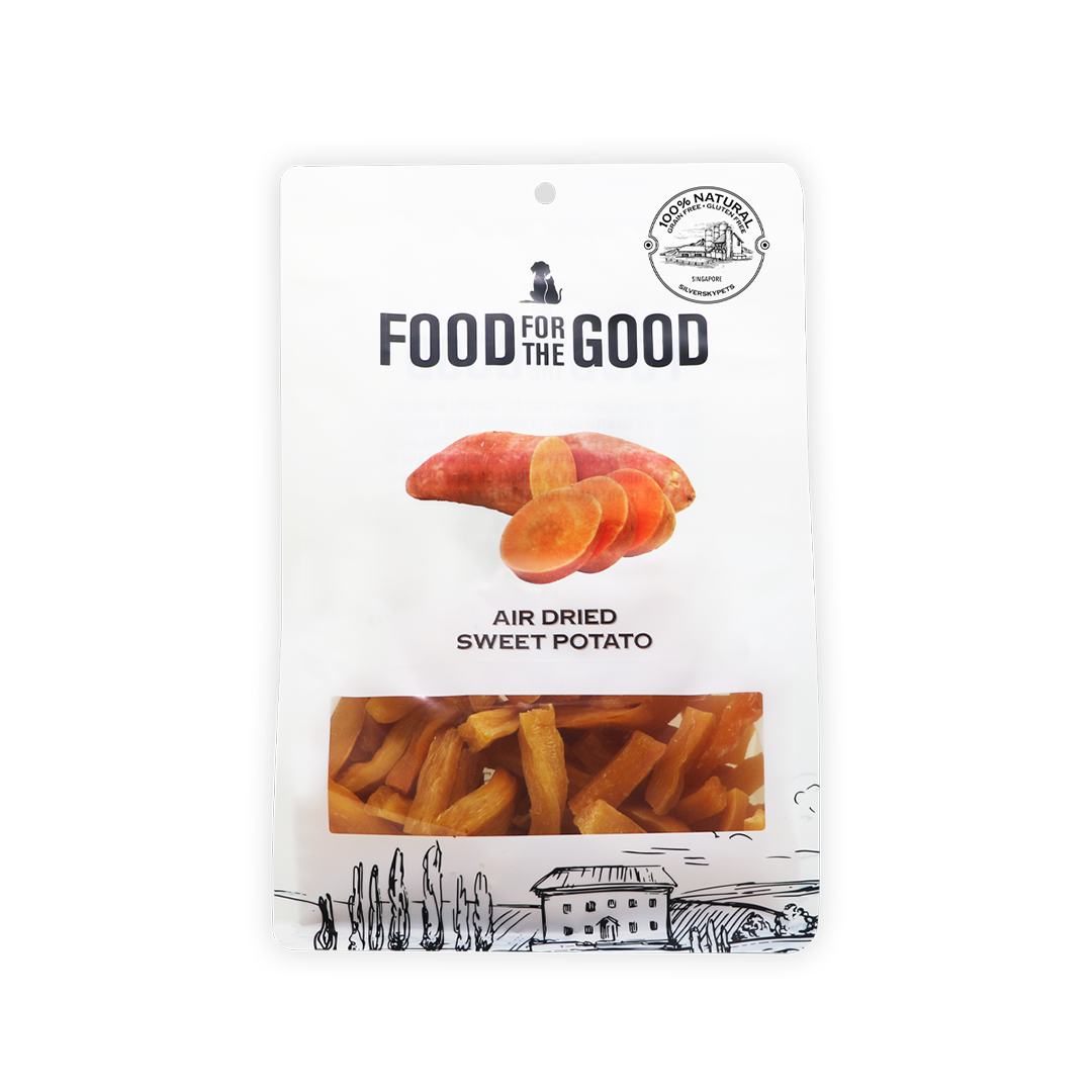Food For The Good Air Dried Sweet Potato Treats for Cats and Dogs 600g