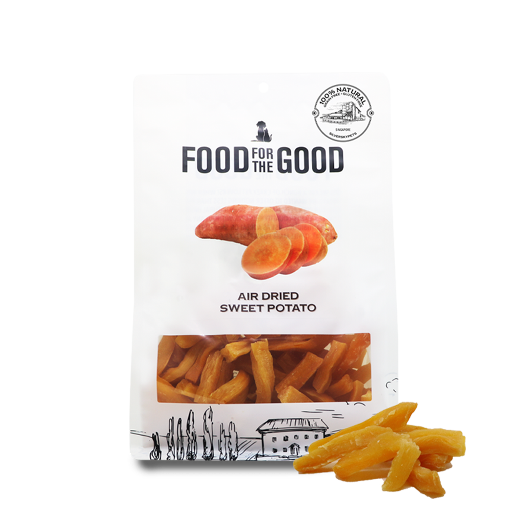 Food For The Good Air Dried Sweet Potato Treats for Cats and Dogs 600g