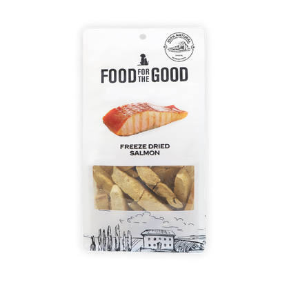 Food For The Good Freeze Dried Salmon Treats for Cats and Dogs 50g