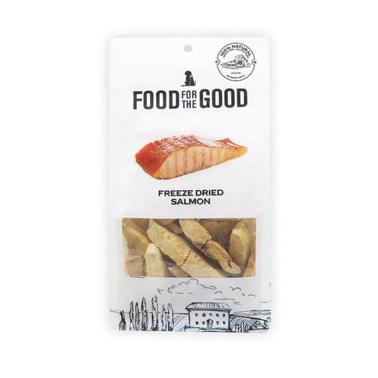 Food For The Good Freeze Dried Salmon Treats for Cats and Dogs 50g