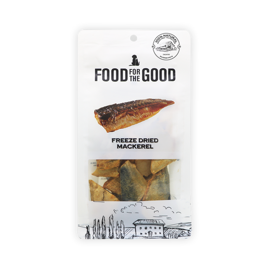 Food For The Good Freeze Dried Mackerel Treats for Cats and Dogs 70g