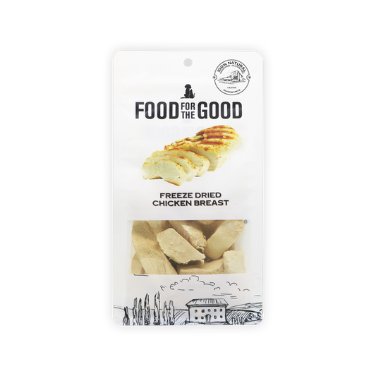 Food For The Good Freeze Dried Chicken Breast Treats for Cats and Dogs 70g