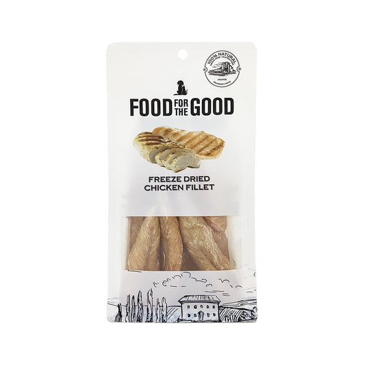 Food For The Good Freeze Dried Chicken Fillet Treats for Cats and Dogs 100g