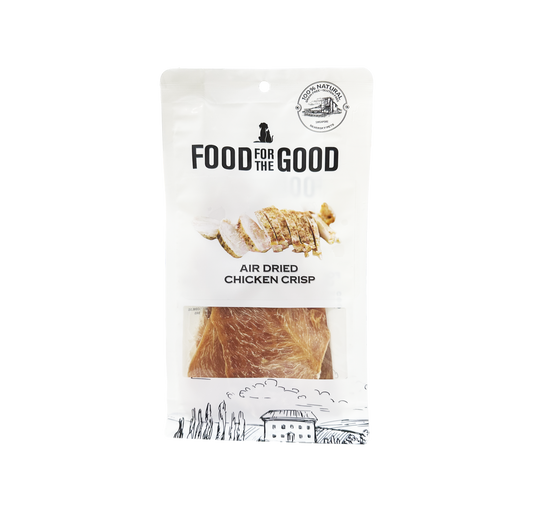 Food For The Good Air Dried Chicken Crisp Treats for Cats and Dogs 100g