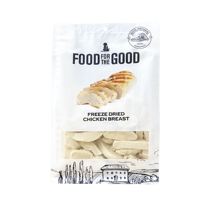 Food For The Good Freeze Dried Chicken Breast Treats for Cats and Dogs 250g