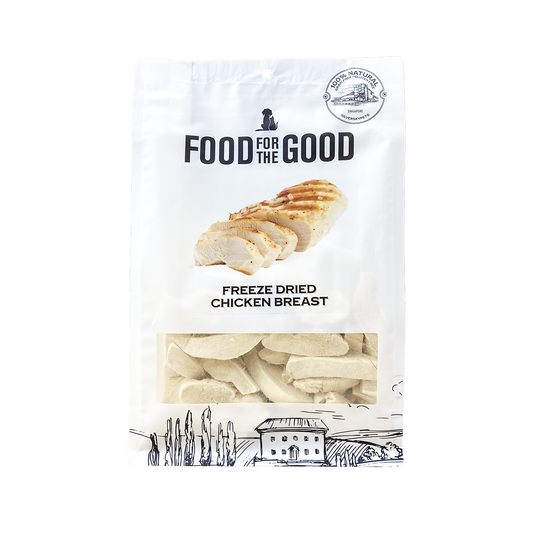 Food For The Good Freeze Dried Chicken Breast Treats for Cats and Dogs 250g