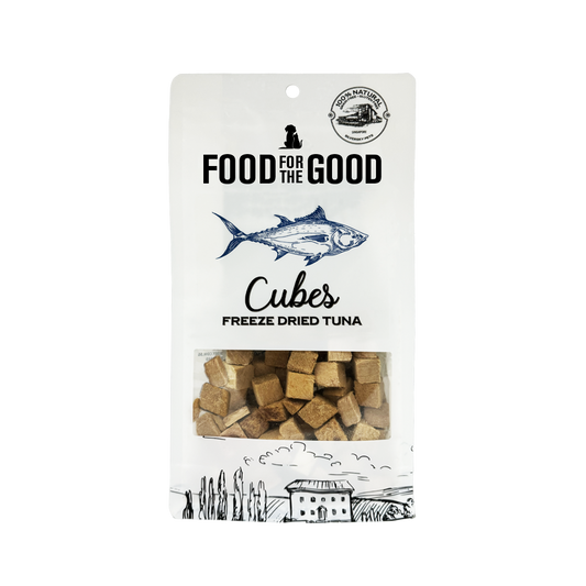 Food For The Good Freeze Dried Tuna Cubes Treats for Cats & Dogs 70g