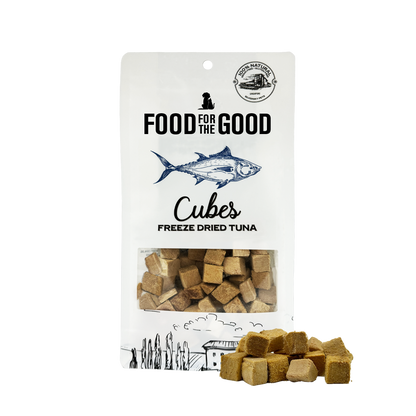 Food For The Good Freeze Dried Tuna Cubes Treats for Cats & Dogs 70g