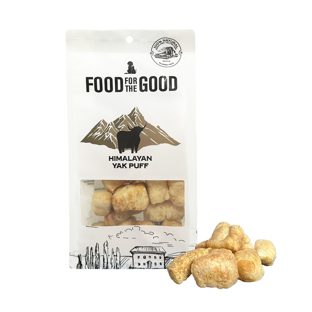 Food For The Good Himalayan Yak Puff Grain Free Dog Treats 65g