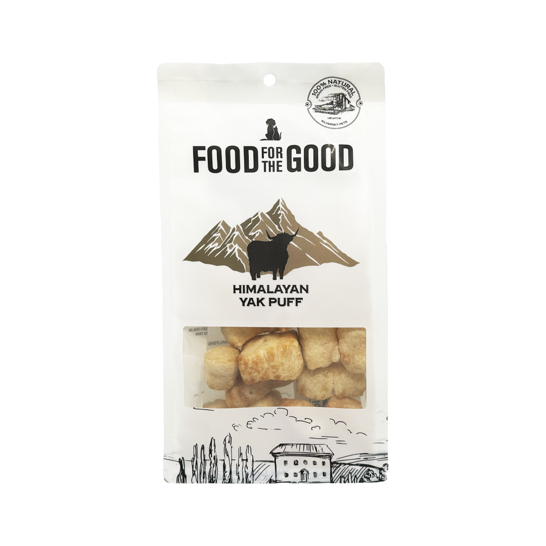Food For The Good Himalayan Yak Puff Grain Free Dog Treats 65g