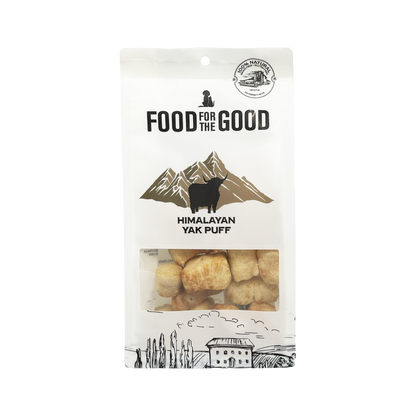 Food For The Good Himalayan Yak Puff Grain Free Dog Treats 65g