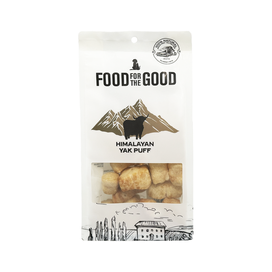 Food For The Good Himalayan Yak Puff Grain Free Dog Treats 65g