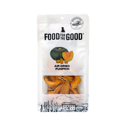 Food For The Good Air Dried Pumpkin Treats for Cats and Dogs 100g