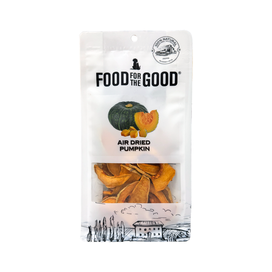 Food For The Good Air Dried Pumpkin Treats for Cats and Dogs 100g
