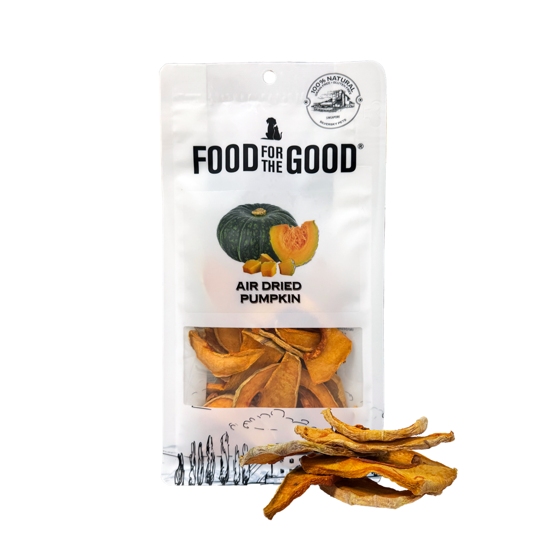 Food For The Good Air Dried Pumpkin Treats for Cats and Dogs 100g