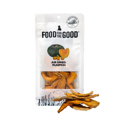 Food For The Good Air Dried Pumpkin Treats for Cats and Dogs 100g