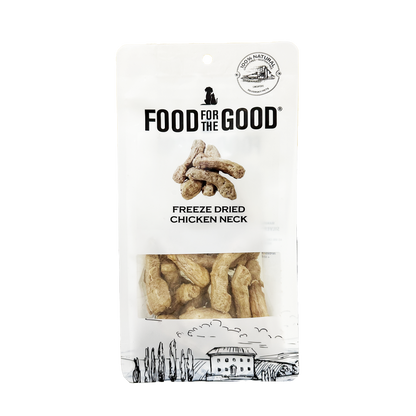 Food For The Good Freeze Dried Chicken Neck Treats for Cats and Dogs 70g