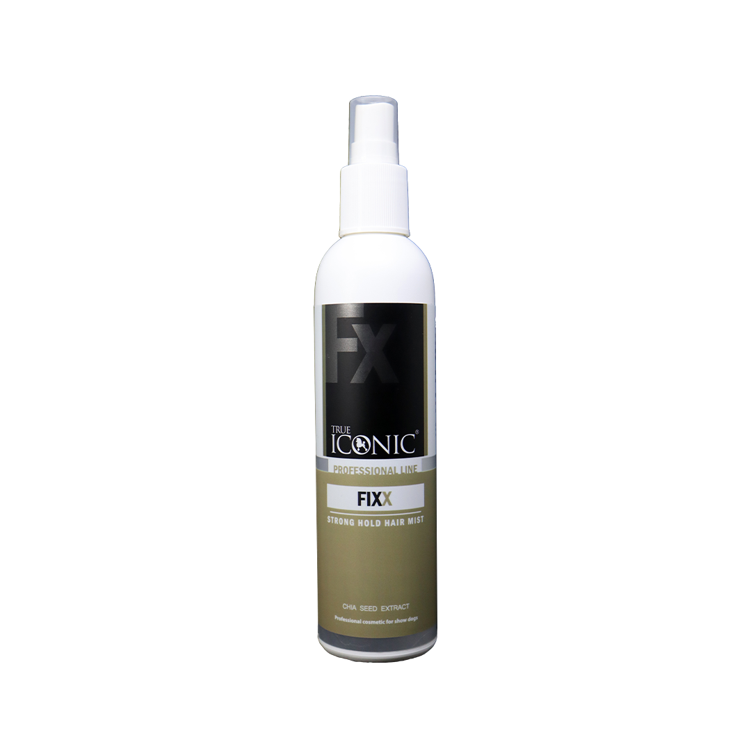 True Iconic Fixx Strong Hold Hair Mist for Dogs 250ml Show Grooming Spray