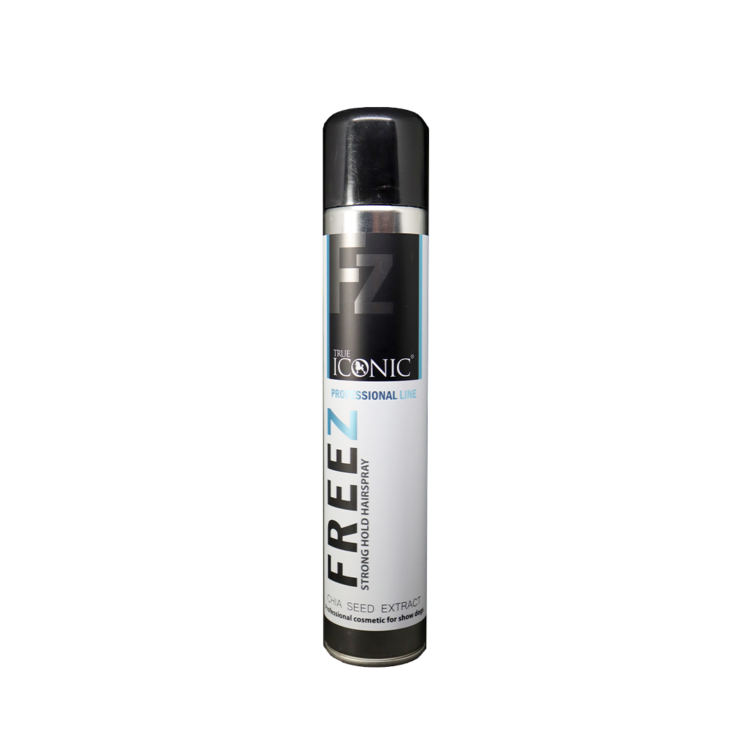 True Iconic Freez Strong Hold Hair Spray for Dogs 420ml Ultra Quick Dry
