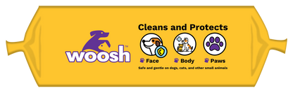 Woosh Argan Oil Antibacterial Pet Wipes 100pcs for Dogs Cats & Small Animals