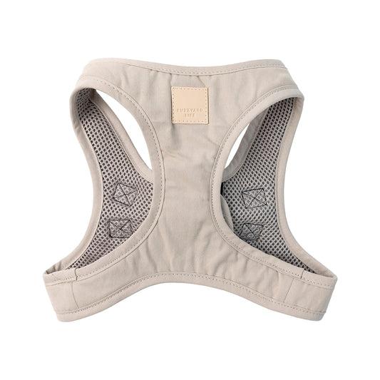 FuzzYard Life Step In Dog Harness Soft Cotton Padded Harness for Dogs - Sandstone