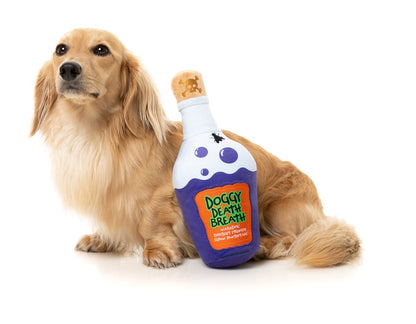FuzzYard Halloween Doggy Death Breath Potion Plush Dog Toy with Squeaker