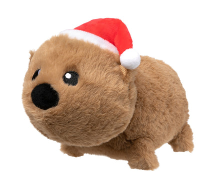 FuzzYard Christmas Felix Navidad Wombat Plush Dog Toy