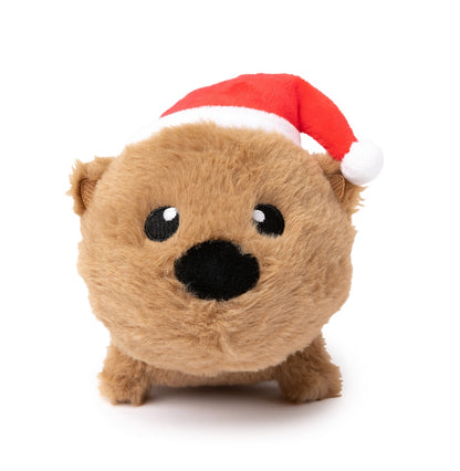 FuzzYard Christmas Felix Navidad Wombat Plush Dog Toy