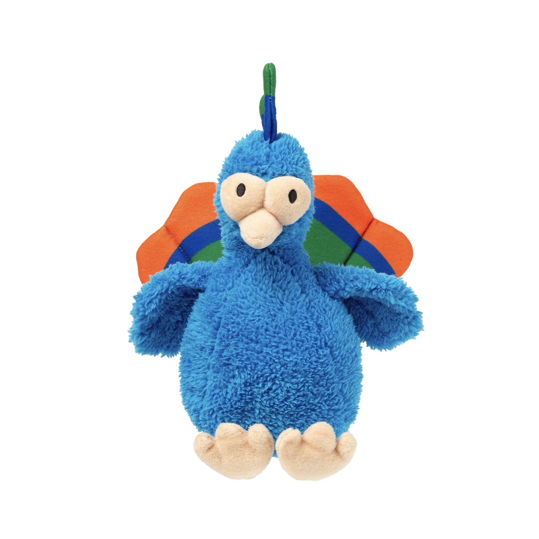 FuzzYard Showboat The Peacock Plush Dog Toy with Squeaker