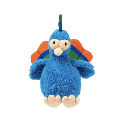 FuzzYard Showboat The Peacock Plush Dog Toy with Squeaker