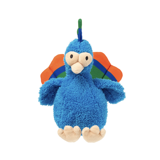 FuzzYard Showboat The Peacock Plush Dog Toy with Squeaker