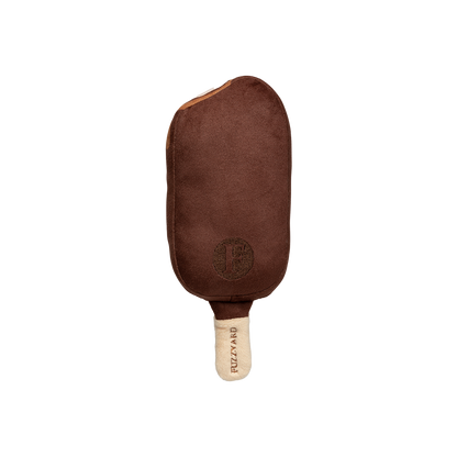 FuzzYard Choc Coated Ice Cream Plush Dog Toy with Squeaker