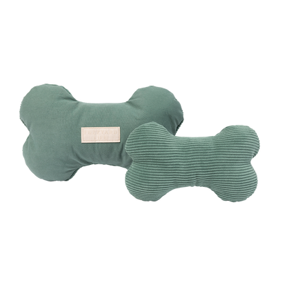 FuzzYard Life Bone Plush Dog Toy Myrtle Green