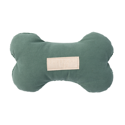 FuzzYard Life Bone Plush Dog Toy Myrtle Green