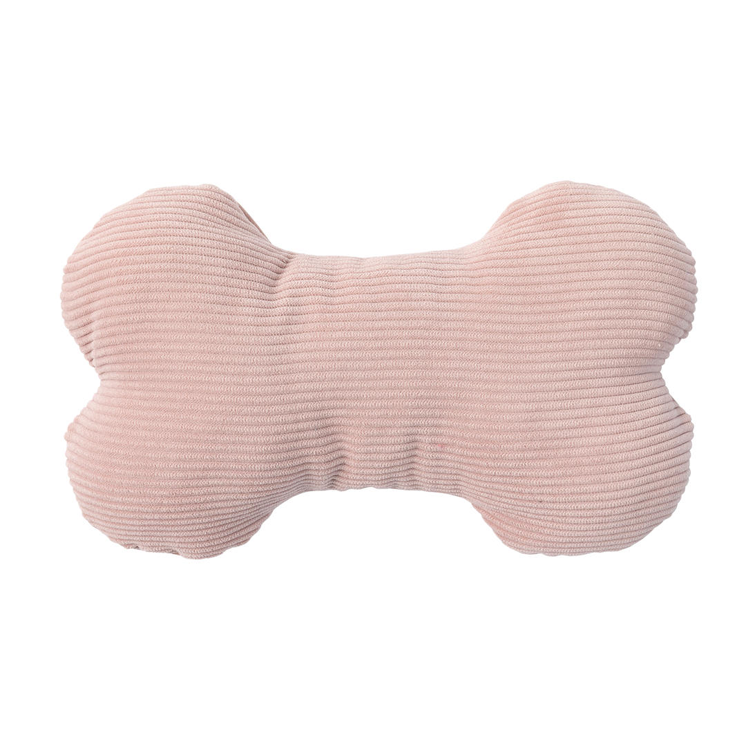 FuzzYard Life Bone Plush Dog Toy Soft Blush