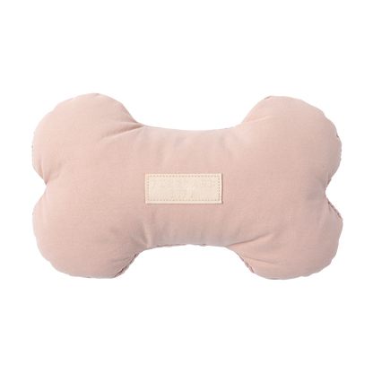 FuzzYard Life Bone Plush Dog Toy Soft Blush