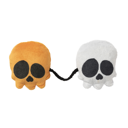 FuzzYard Meowloween Scully and Sully Skeleton String Cat Toy with Catnip