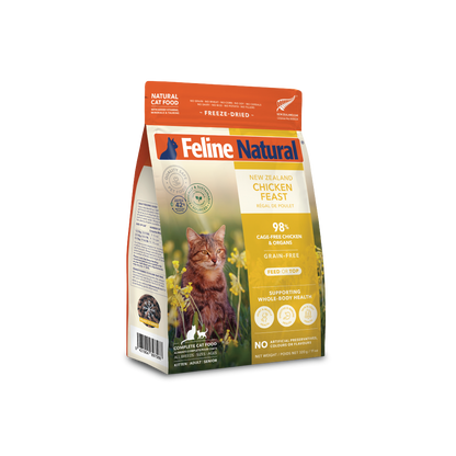 Feline Natural Freeze-Dried Chicken Feast for Cats – 320g / 960g