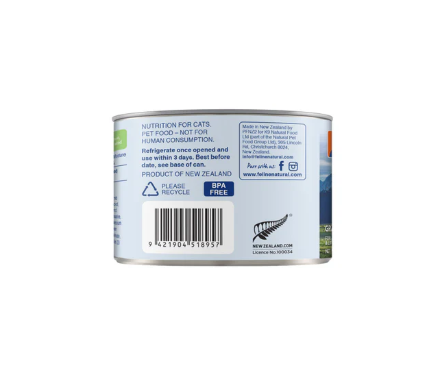 Feline Natural Chicken & Lamb Canned Cat Food – 12 x 170g